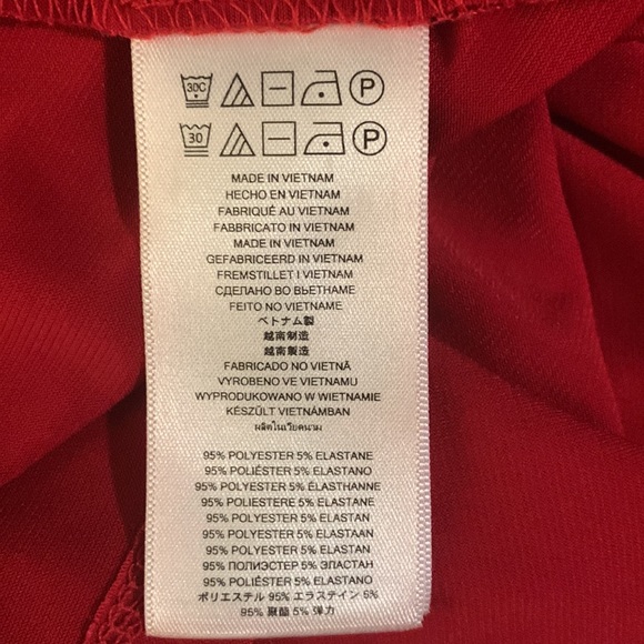 Fancy, Red, Michael Kores, one shoulder, dress. Size XL - Picture 4 of 5